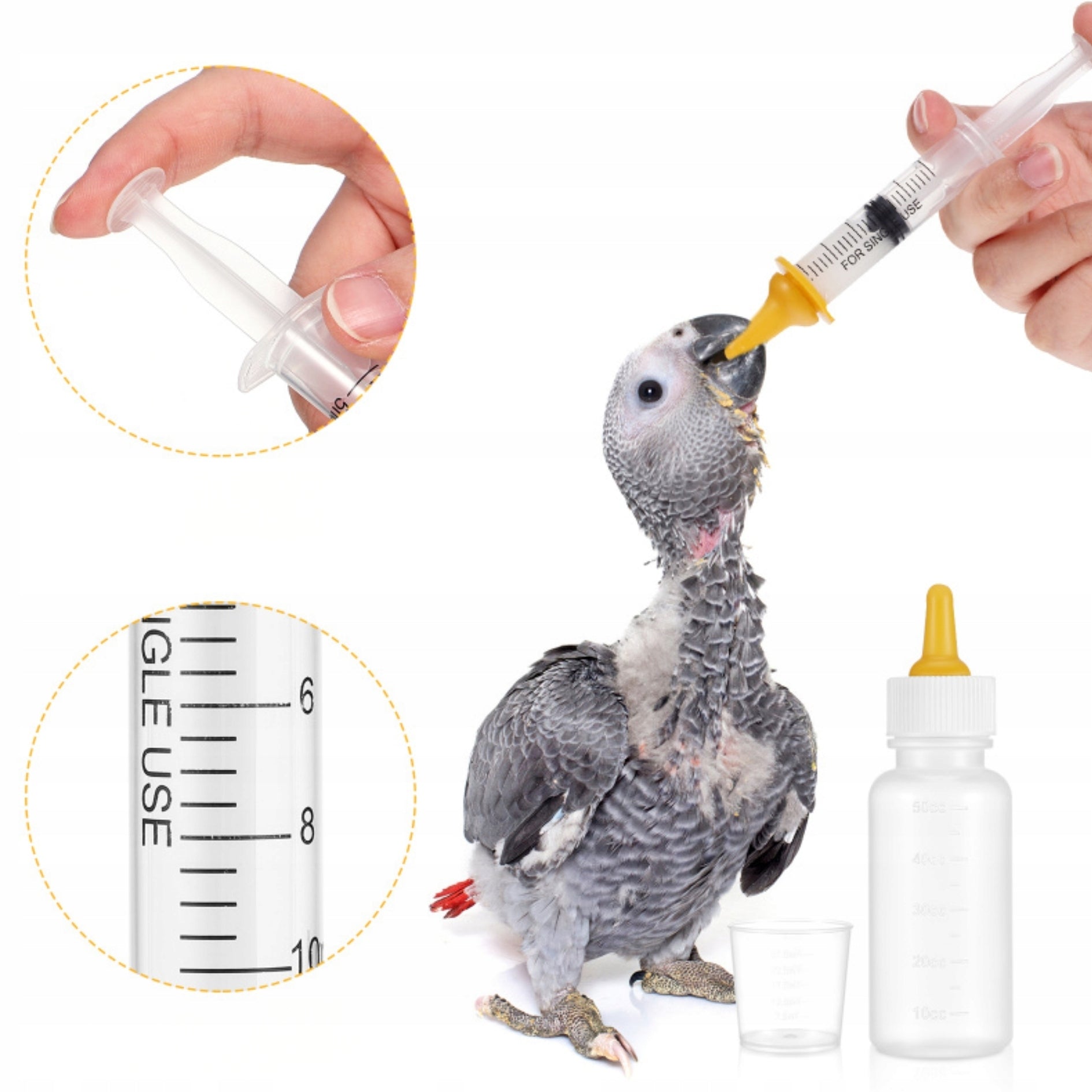 SYRINGES DOG FEEDING BOTTLE KITTEN PUPPIES + PACIFIERS Manufacturer code E0078