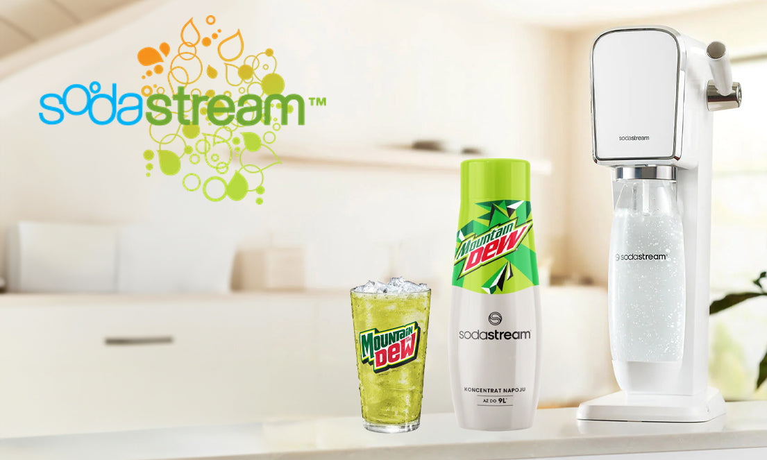 SYRUP CONCENTRATE FOR SATURATOR SODASTREAM CONCENTRATE MOUNTAIN DEW 440ml Manufacturer code Mountain Dew 440 ml