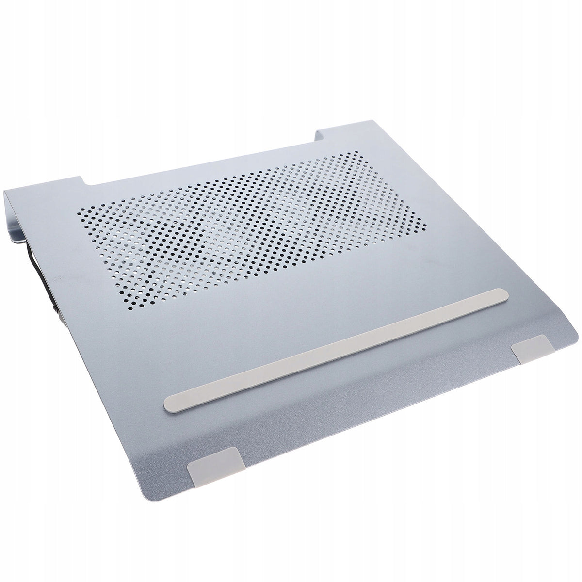 SZARA CHŁODZĄCA PODSTAWKA POD LAPTOP Z DWOMA CICHYMI WENTYLATORAMI RGB