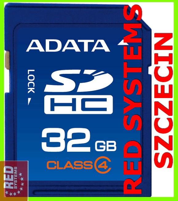 SZCZECIN SecureDigital SD card 32GB ADATA CLASS10 Manufacturer Adata