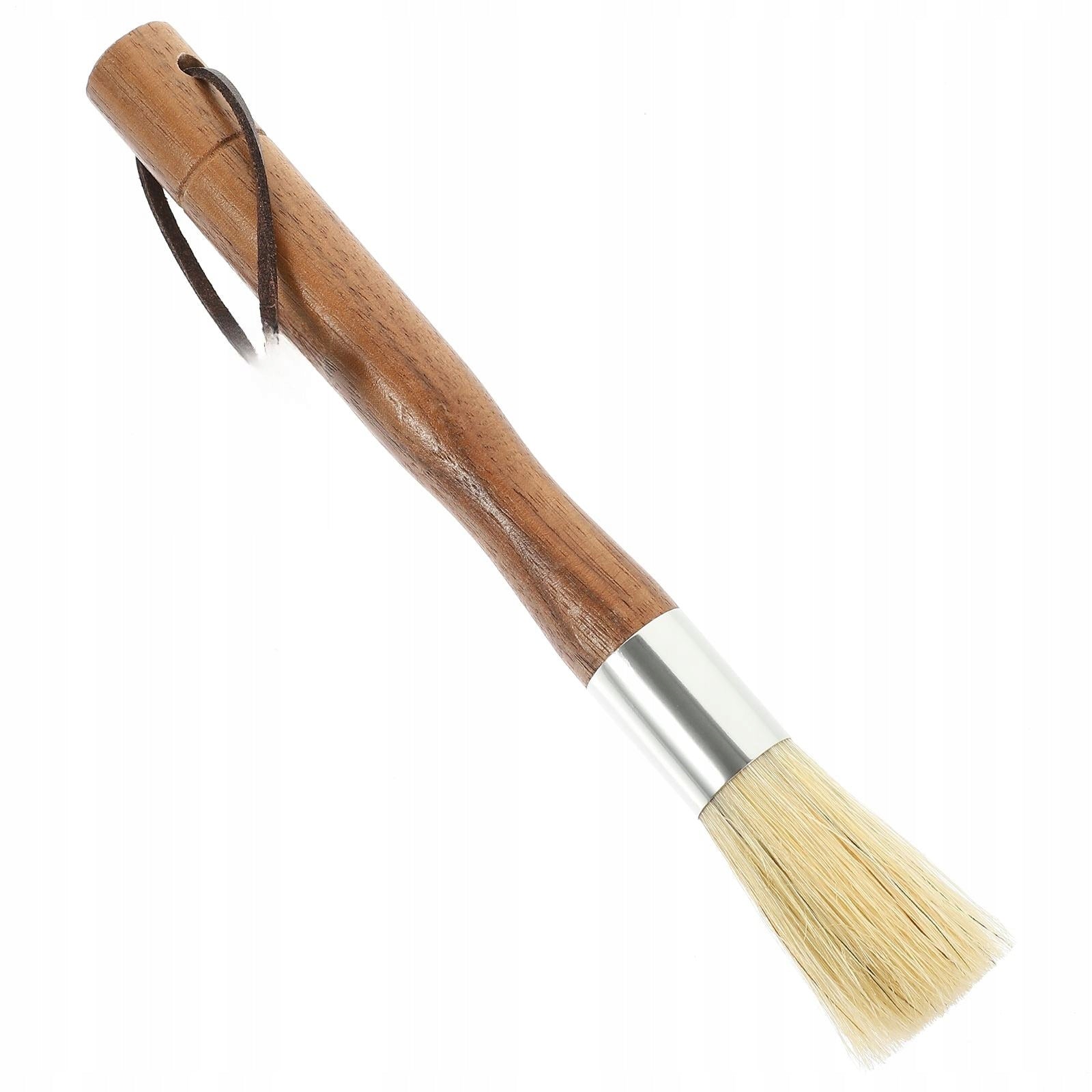 SZCZOTKA DO EKSPRESU KAWOWEGO Z WŁOSIEM I WYGODNYM UCHWYTEM Z DREWNA Brand no brand