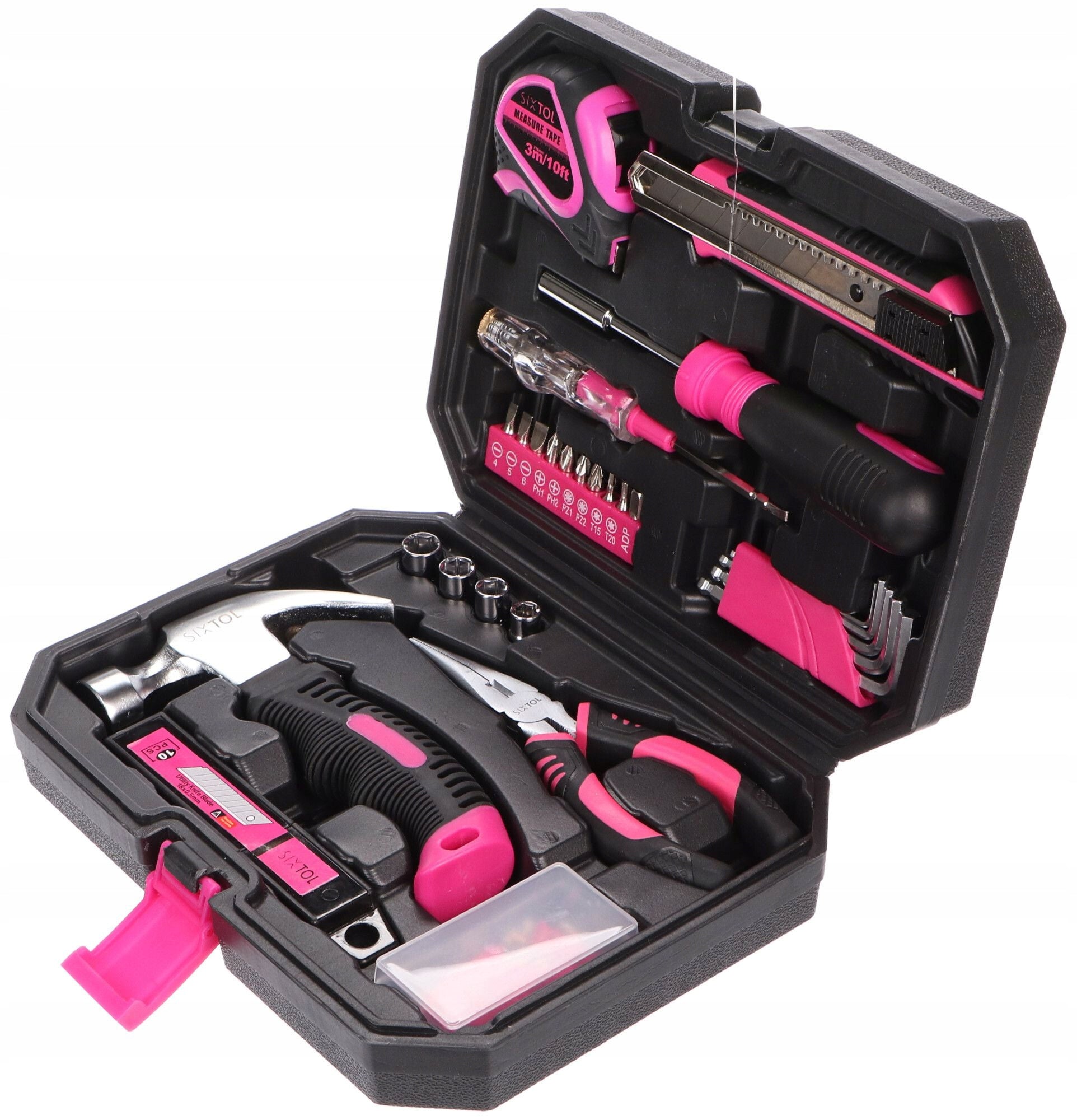 Sada nářadí HOME PINK 66 Brand SIXTOL