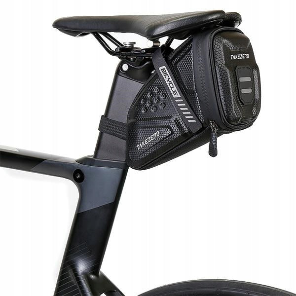 Saddle pouch TAKEZERO TZ07 bicycle holder black/black Product weight with unit packaging 0.15 kg