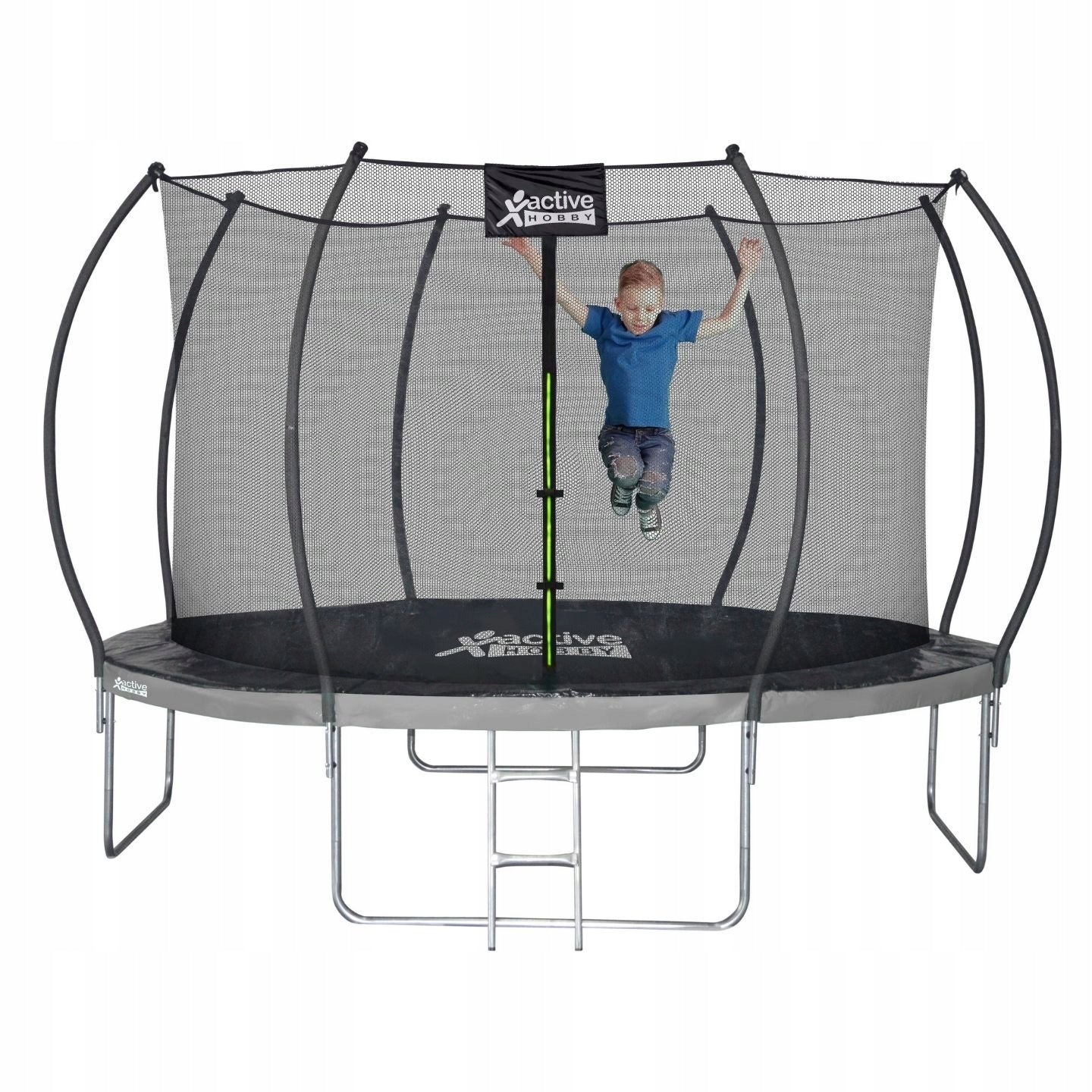 Safe Garden Trampoline for Children 12FT 374cm Indoor Mesh Ladder