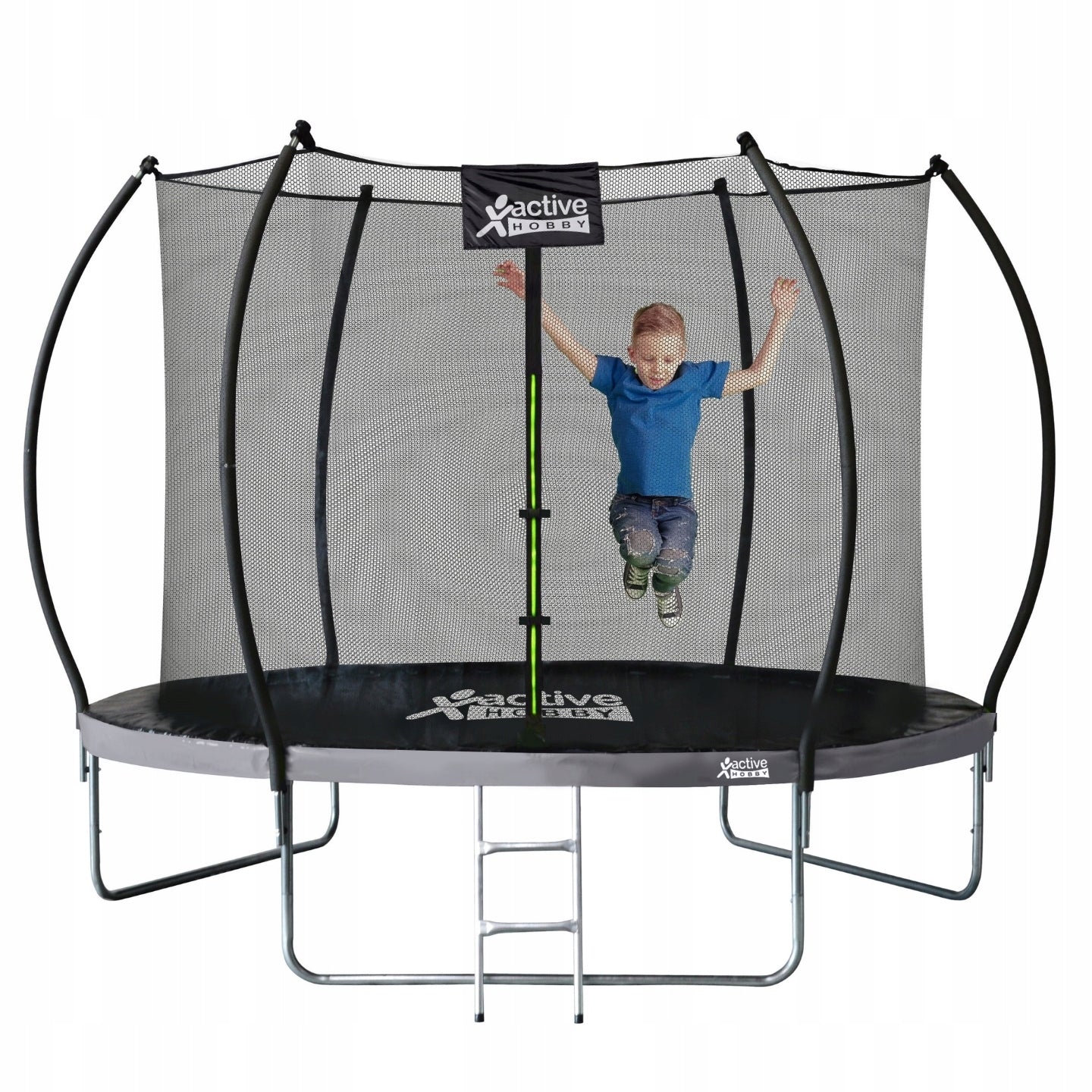 Safe Garden Trampoline for Children 8FT 252cm Indoor Mesh Ladder