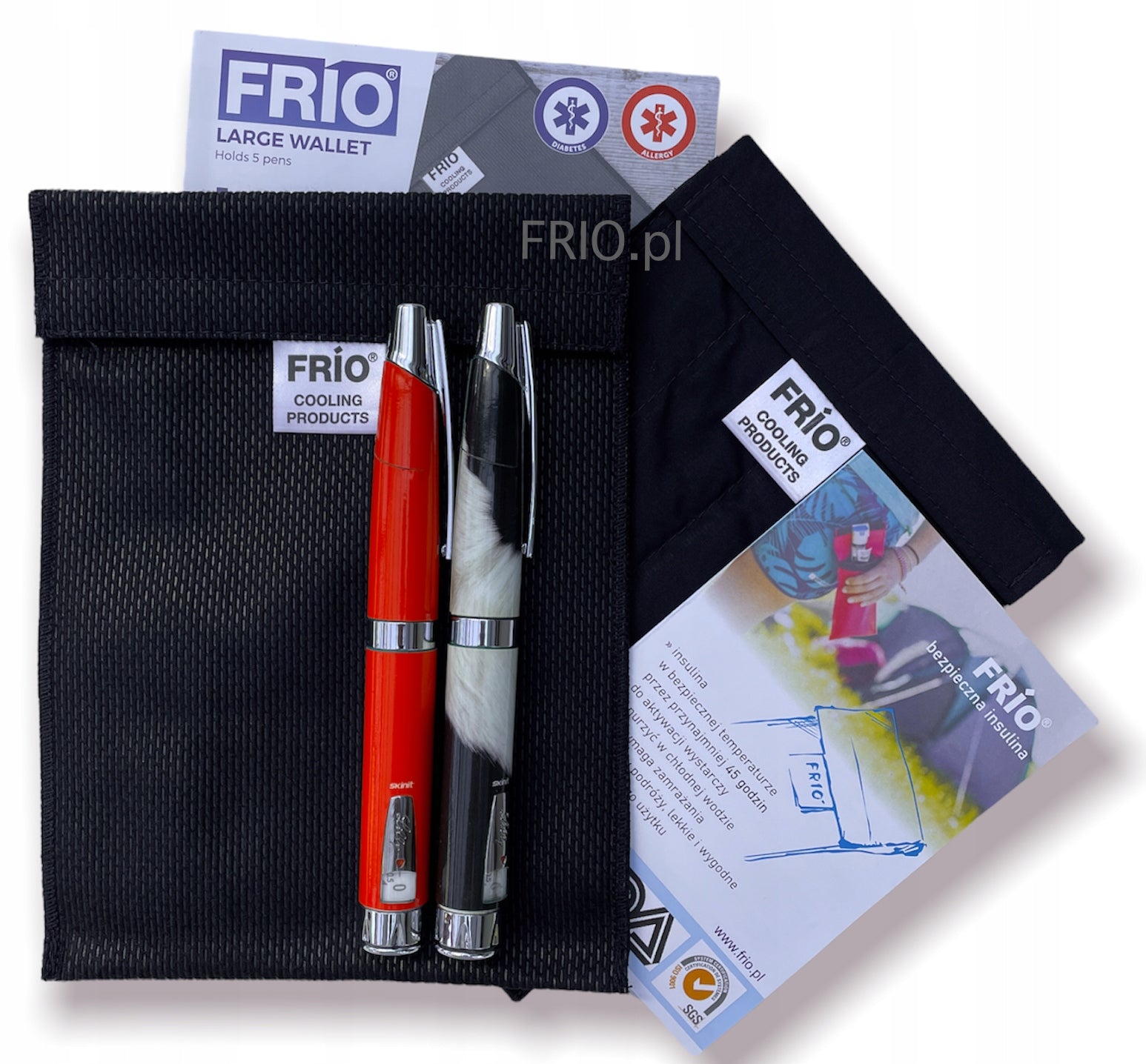 Safe INSULIN - cooling case FRIO for 5 pens BLACK water activation EAN (GTIN) 5039345000180