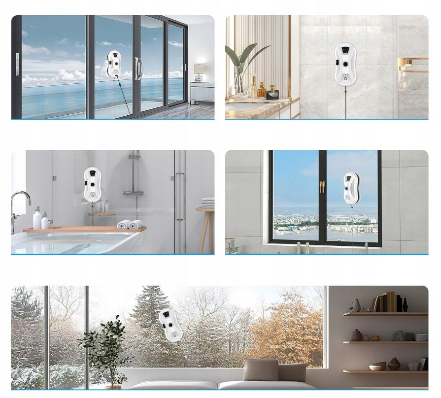 Safe Robot for Balcony Windows 2800*2 Pa High Window Washer UPS Manufacturer code MG006