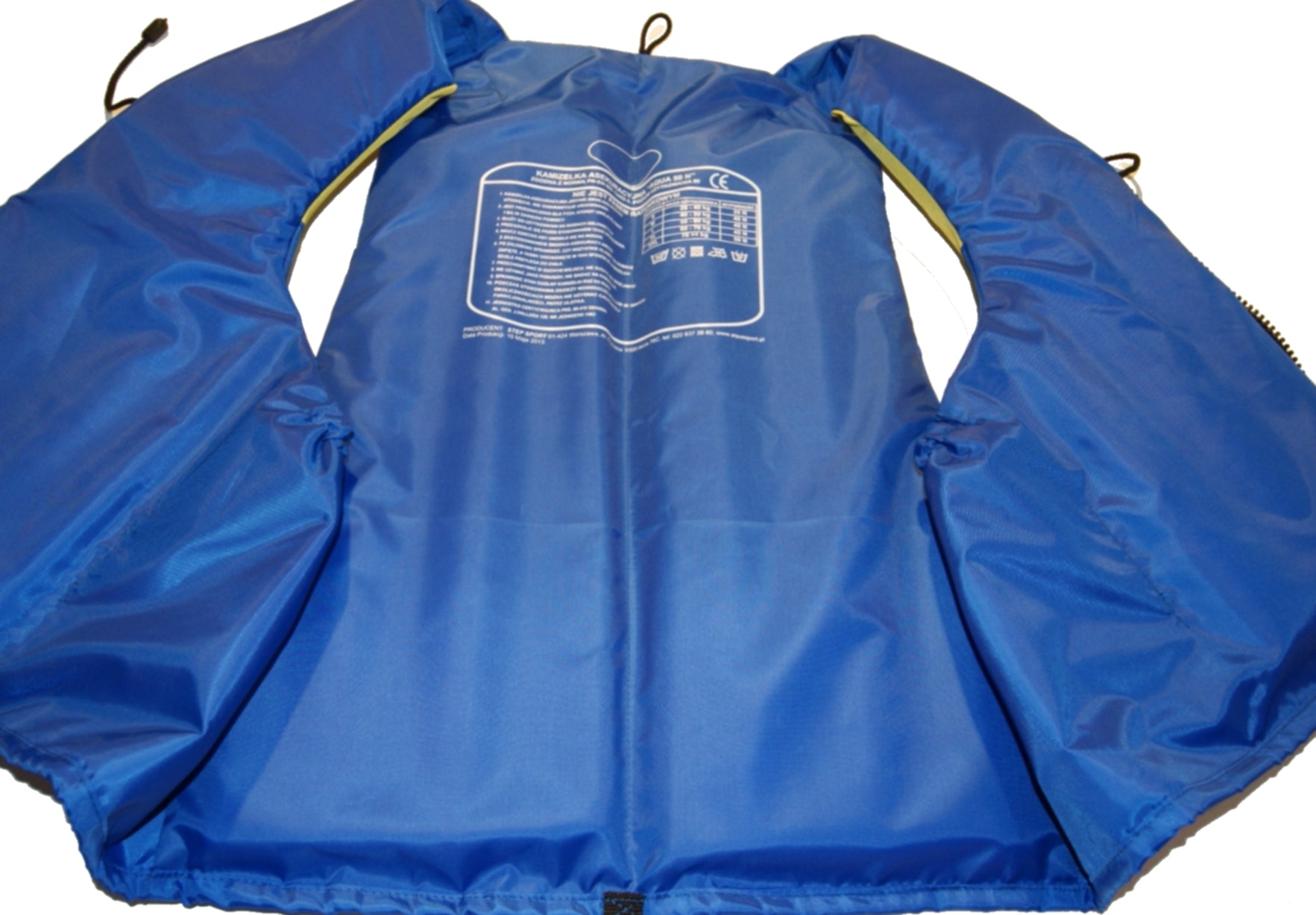 Safety VEST 50N XL 70-90kg LIFE VEST zipper + buckle + stepper belt CE Size XL