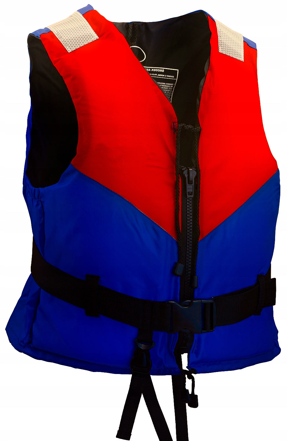 Safety VEST 50N XL 70-90kg LIFE VEST zipper + buckle + stepper belt CE