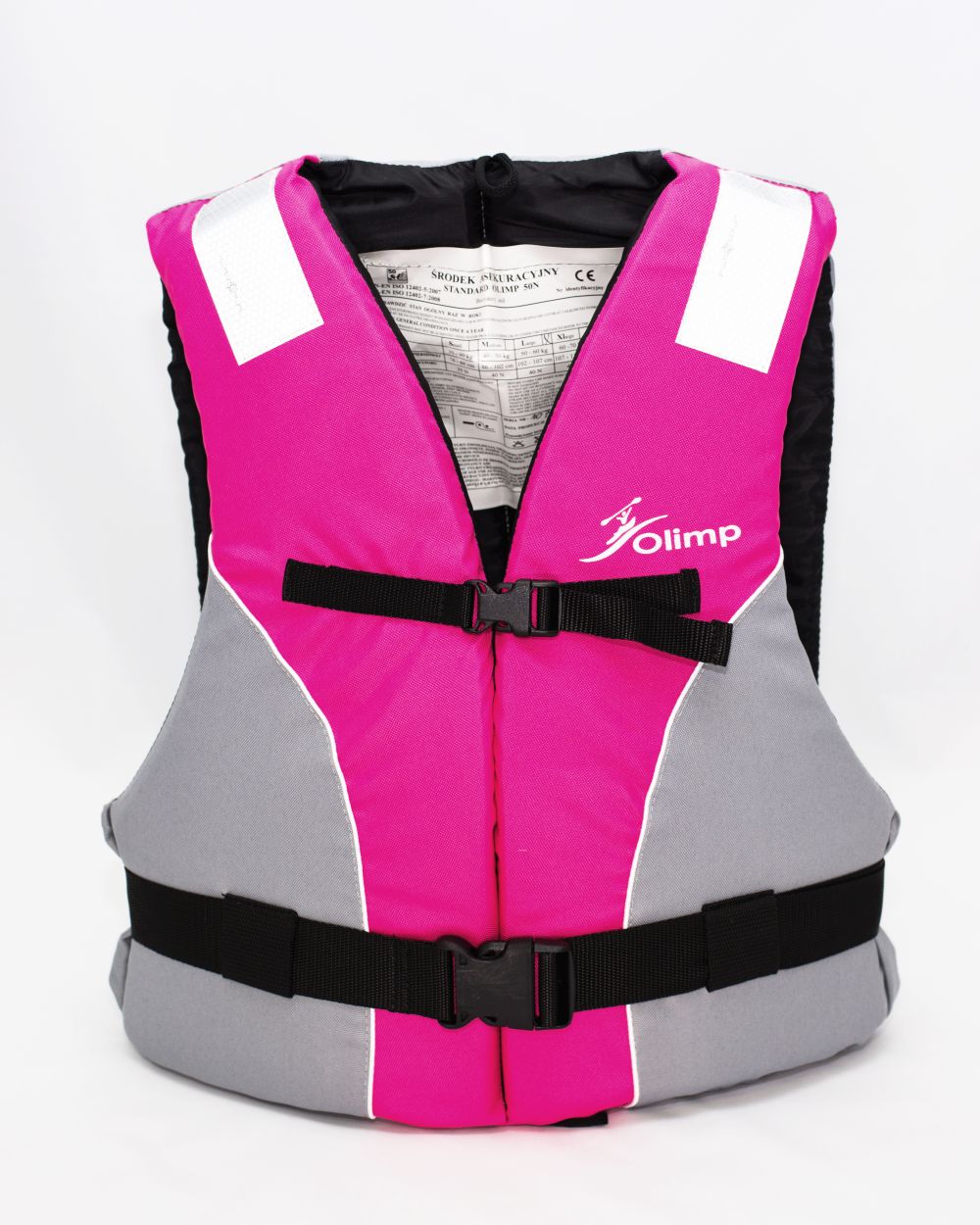 Safety Vest Olimp Life Vest Grey-Pink Size M