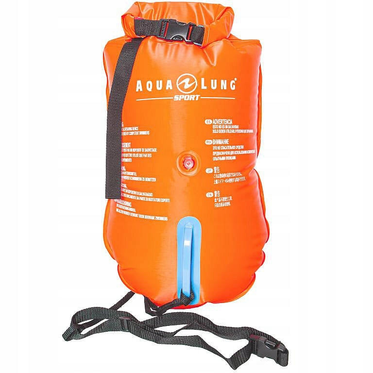 Safety buoy Aqualung Dry Bag Towable 15L orange