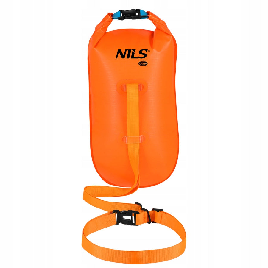 Safety buoy Inflatable Swimming buoy Rescue Dry Pocket 2in1 Brand Nils Camp