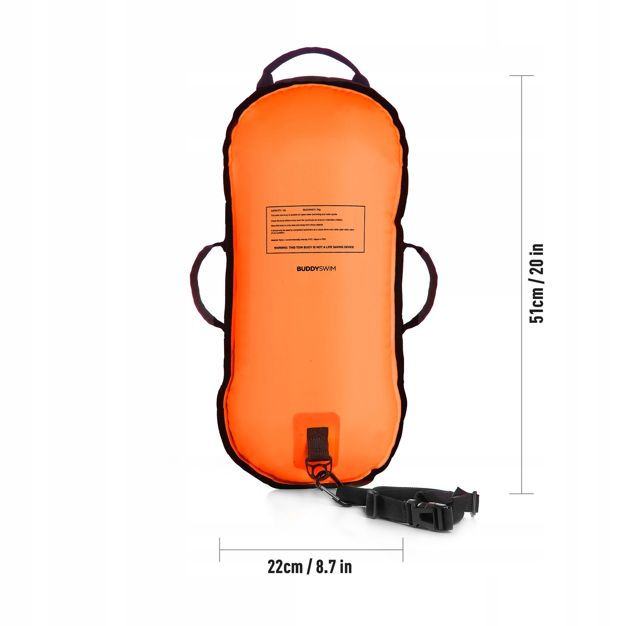 Safety buoy for swimming 10 liters small Manufacturer code 250835