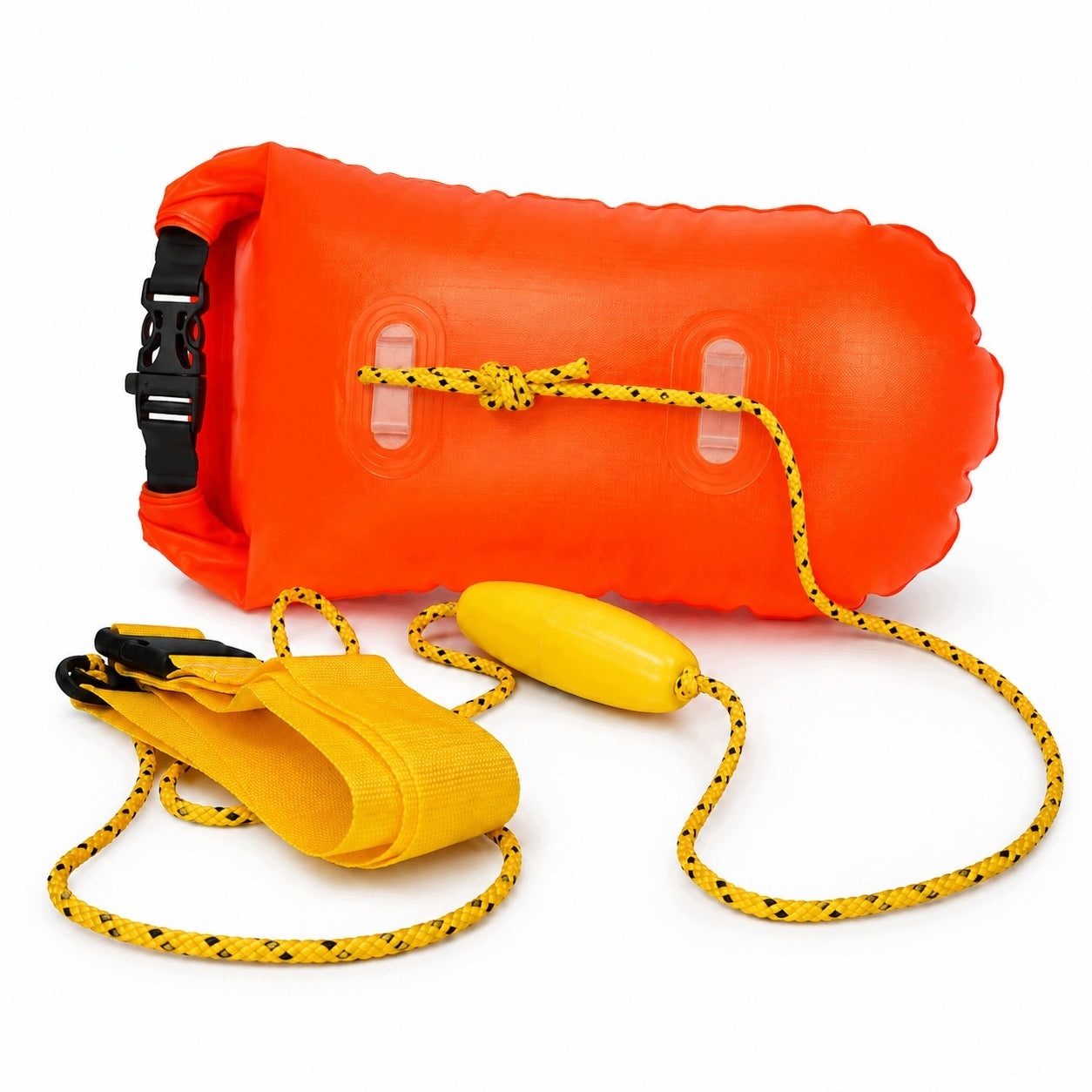 Safety buoy inflatable 2in1 Dry pocket and floating shackle Brand no brand