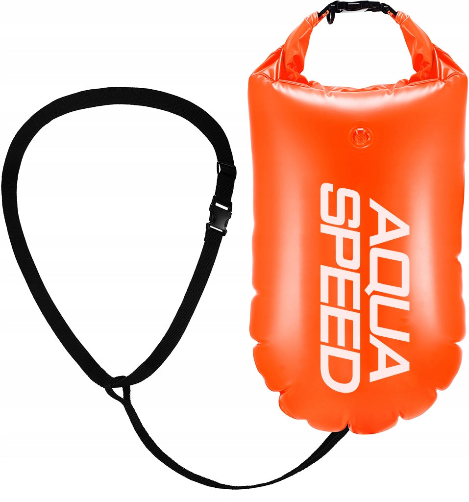 Safety buoy inflatable swimming 2in1 waterproof bag 17L