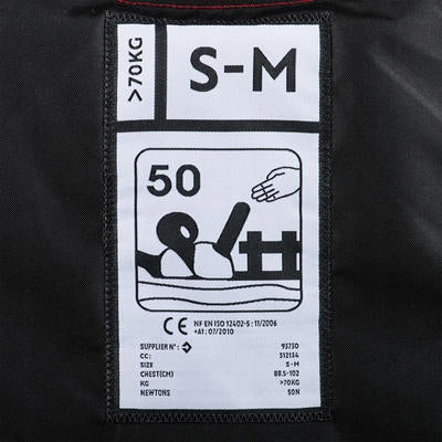 Safety vest 100 50 N for towed sports Packaging status original