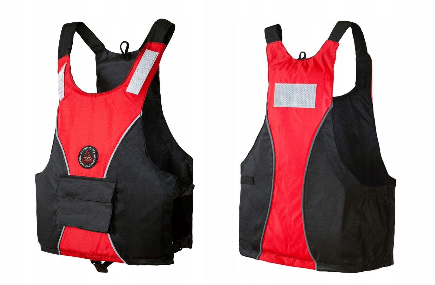 Safety vest Aquarius black/red Brand Aquarius