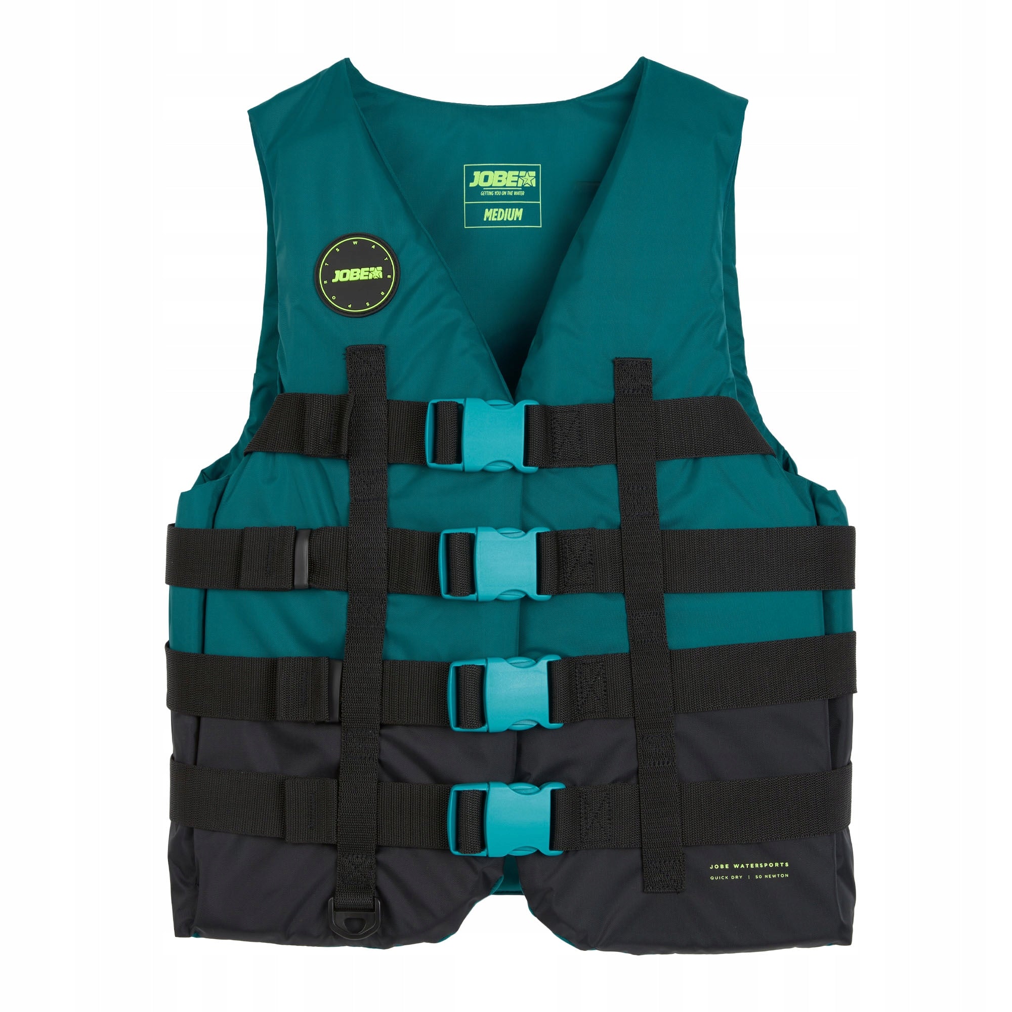 Safety vest JOBE 4 Buckle teal