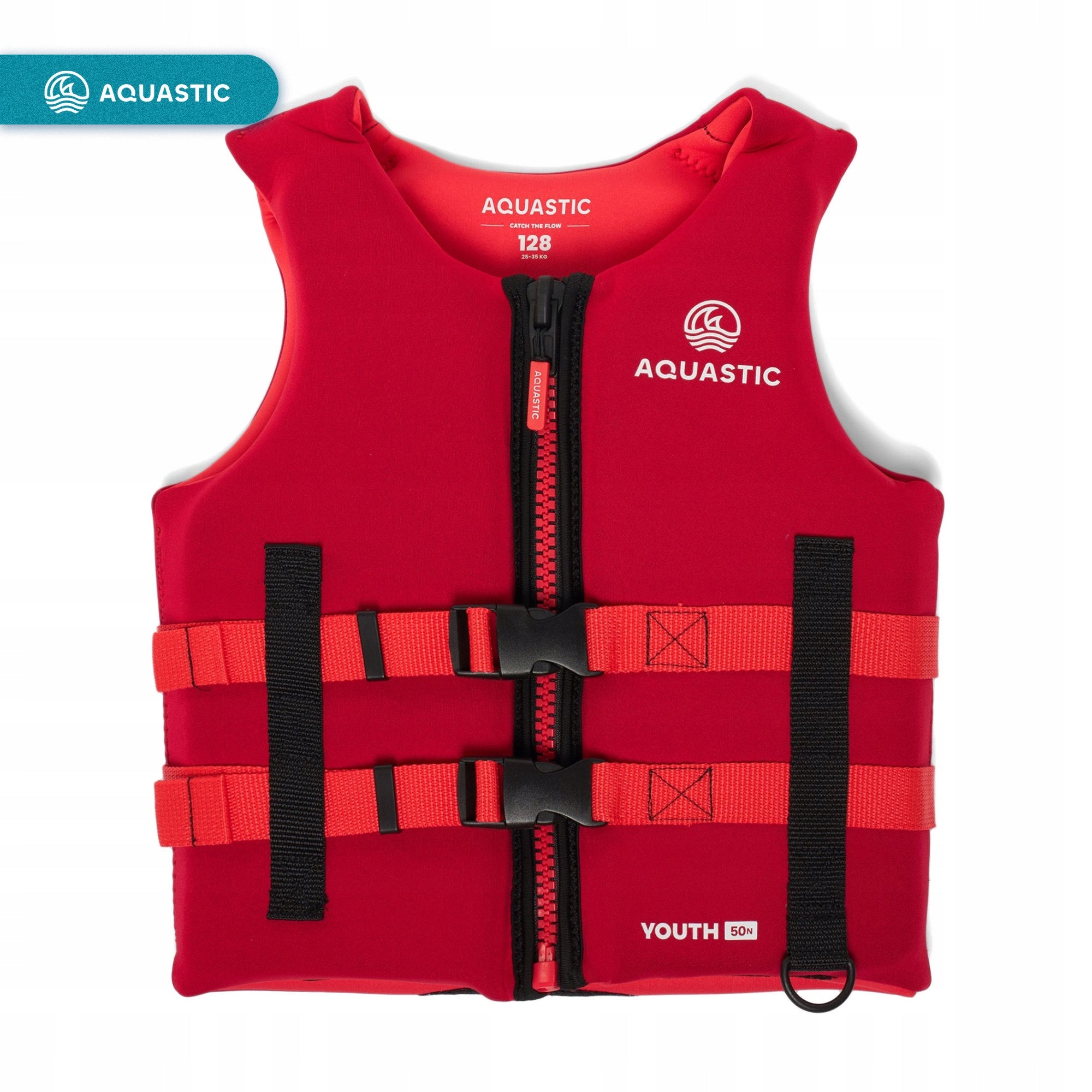 Safety vest LIFE VEST for CHILDREN 164cm AQUASTIC Youth 50N FOR WATER Brand Aquastic