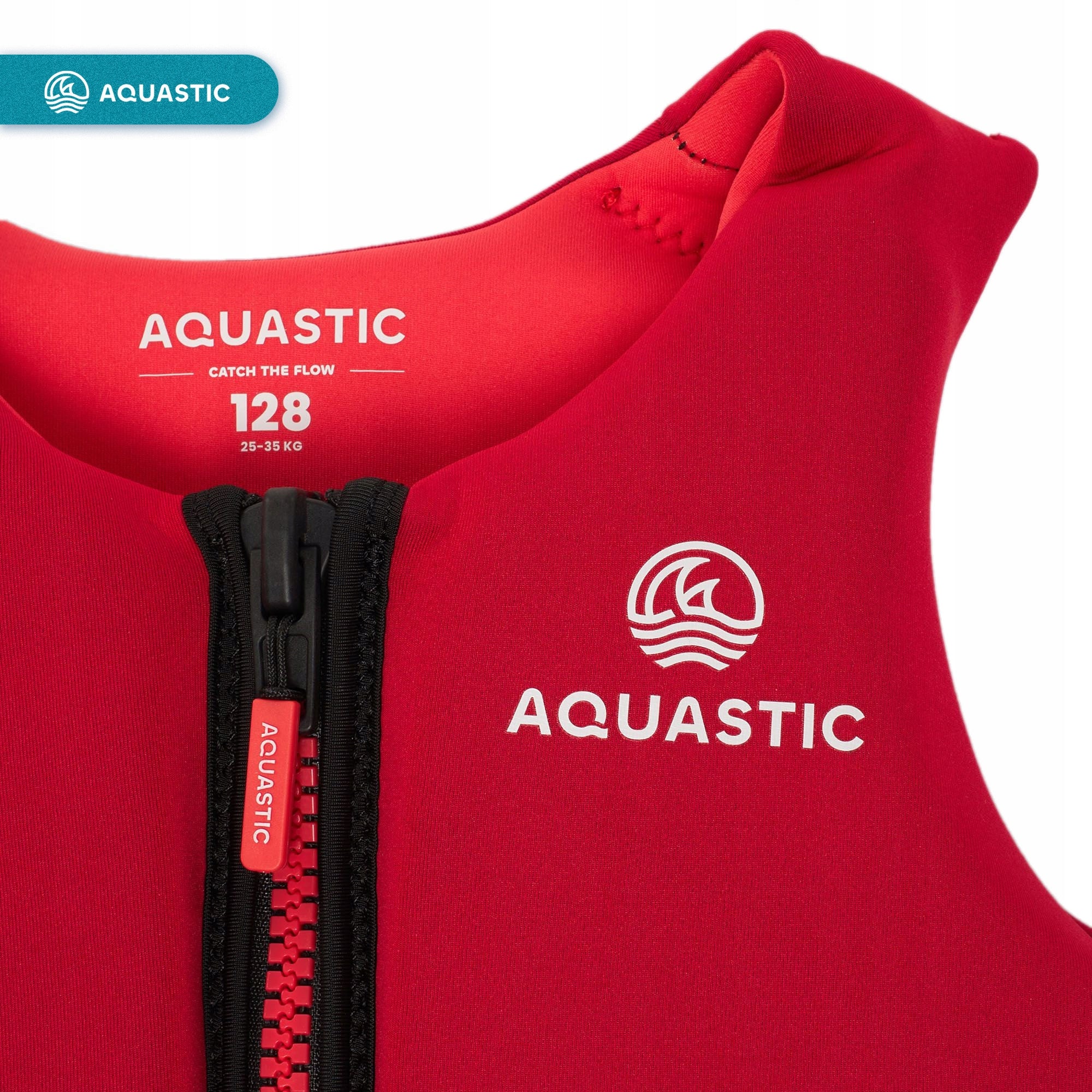 Safety vest LIFE VEST for CHILDREN 176cm AQUASTIC Youth 50N FOR WATER For multipurpose