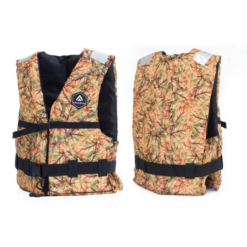 Safety vest life vest for water Standard Forest Camo 60-70 kg r. L/XL