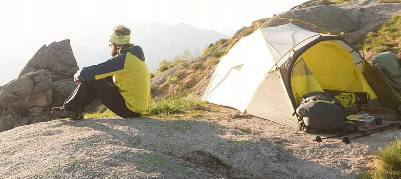 Salewa Litetrek II Tent Trekking Tent 2-Person 3-Season Grey/Cactus Color gray