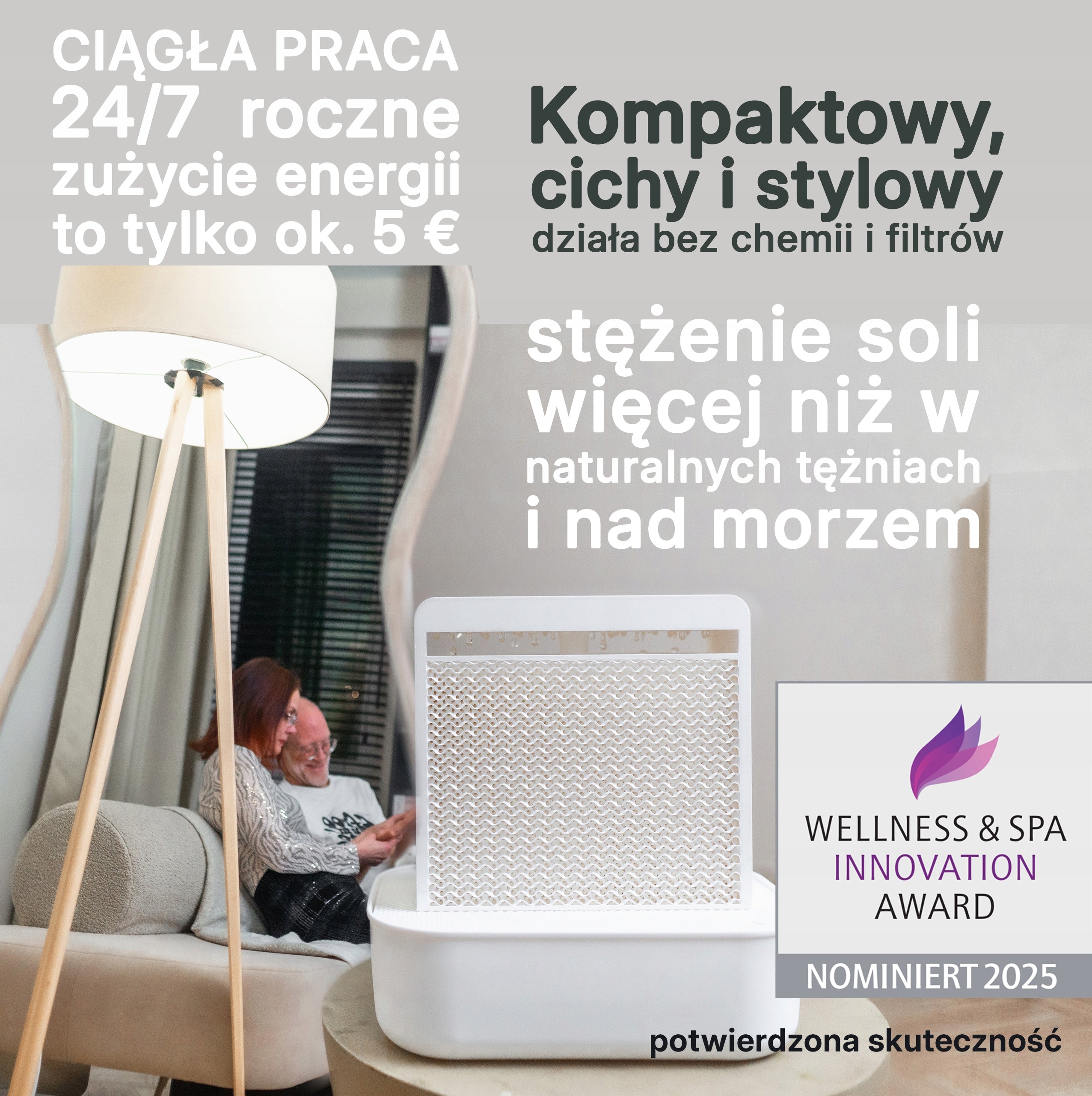 SalinoVatis Aura Home Brine Graduation for Bedroom - Summer Price Model Aura