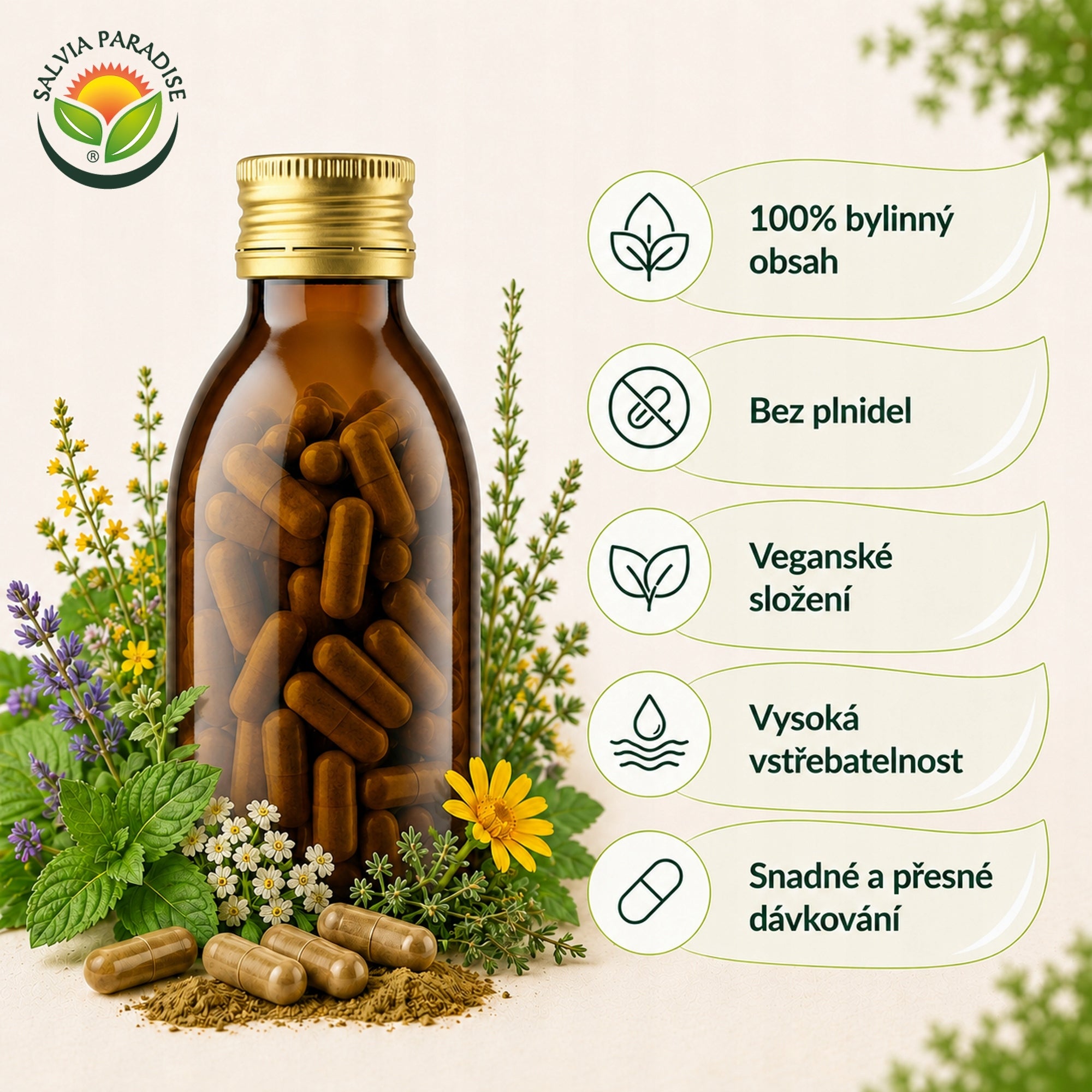 Salvia Paradise Boswellia serrata - Boswellia capsules 120 pcs. Form capsules