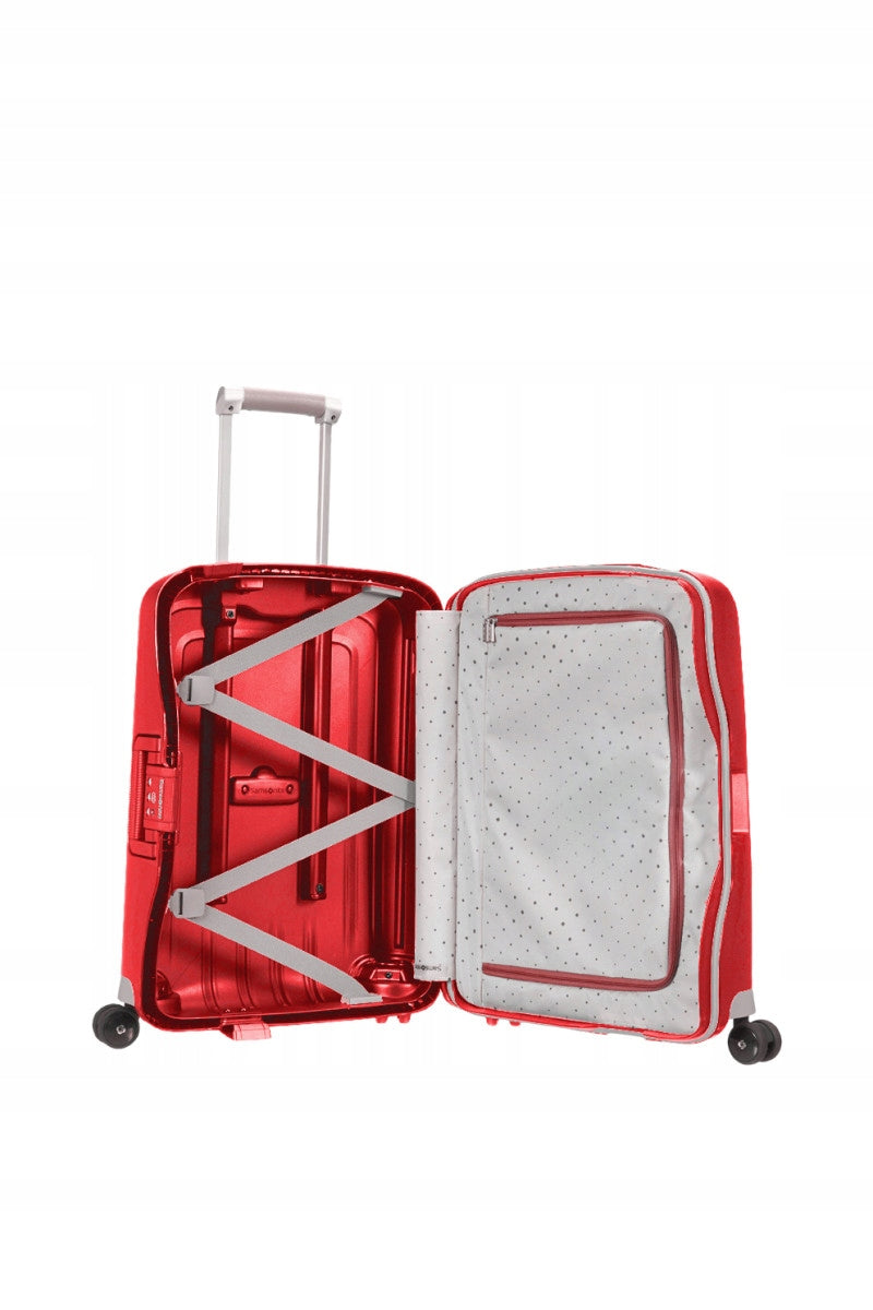 Samsonite S'cure Cabin Suitcase 55 cm 34l Hard Red Crimson Red Model S'Cure Spinner