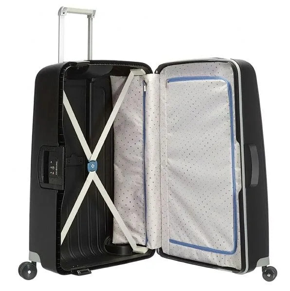 Samsonite S'cure Suitcase Large 75 cm 102l hard polypropylene black Black Brand Samsonite