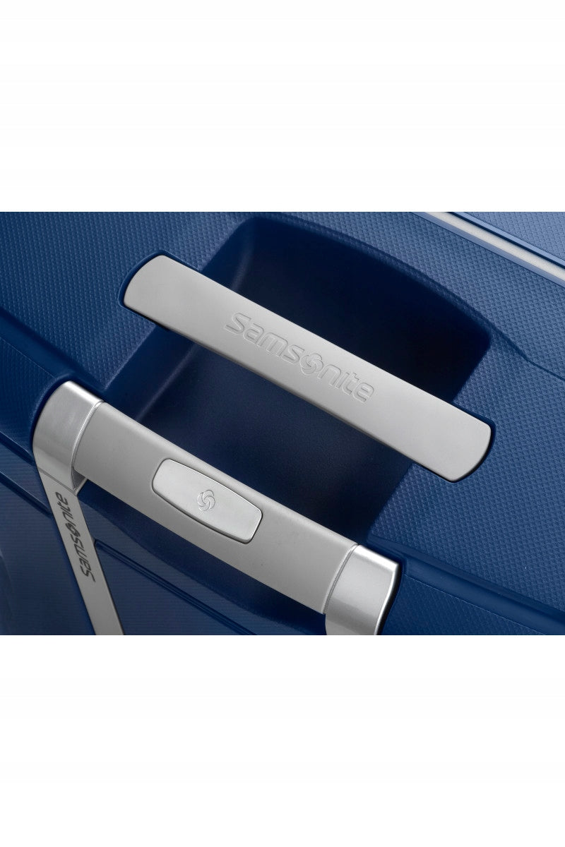 Samsonite S'cure Suitcase Large XL 81cm Navy Blue Dark Blue Depth (shorter edge) 35 cm