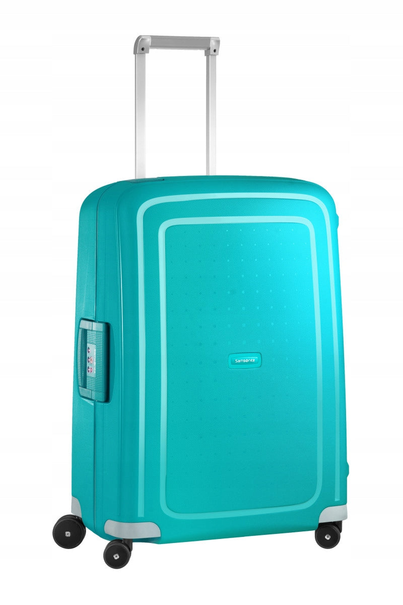 Samsonite S'cure Suitcase Medium 69 cm 79l Hard Polypropylene Aqua Blue