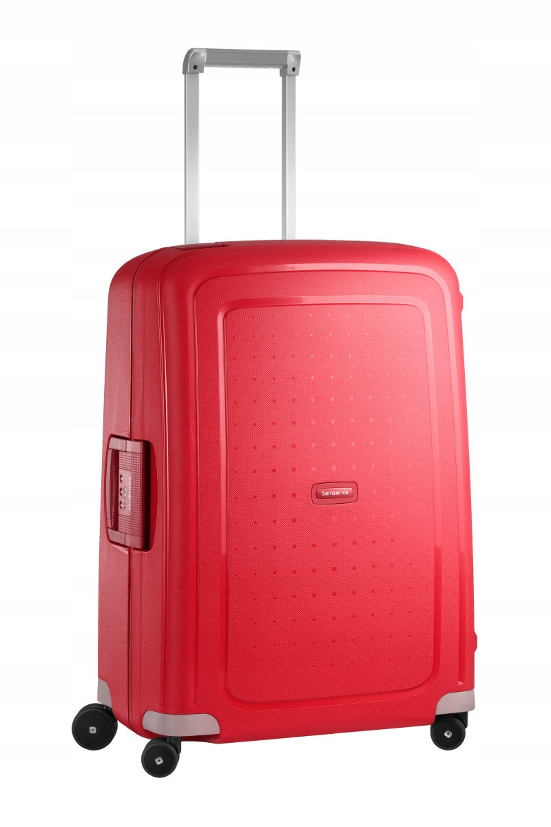 Samsonite S'cure Suitcase Medium 69 cm 79l hard red Crimson Red