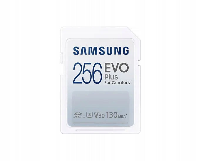 Samsung Evo Plus 256 GB SD card Manufacturer code MB-SC256K/EU