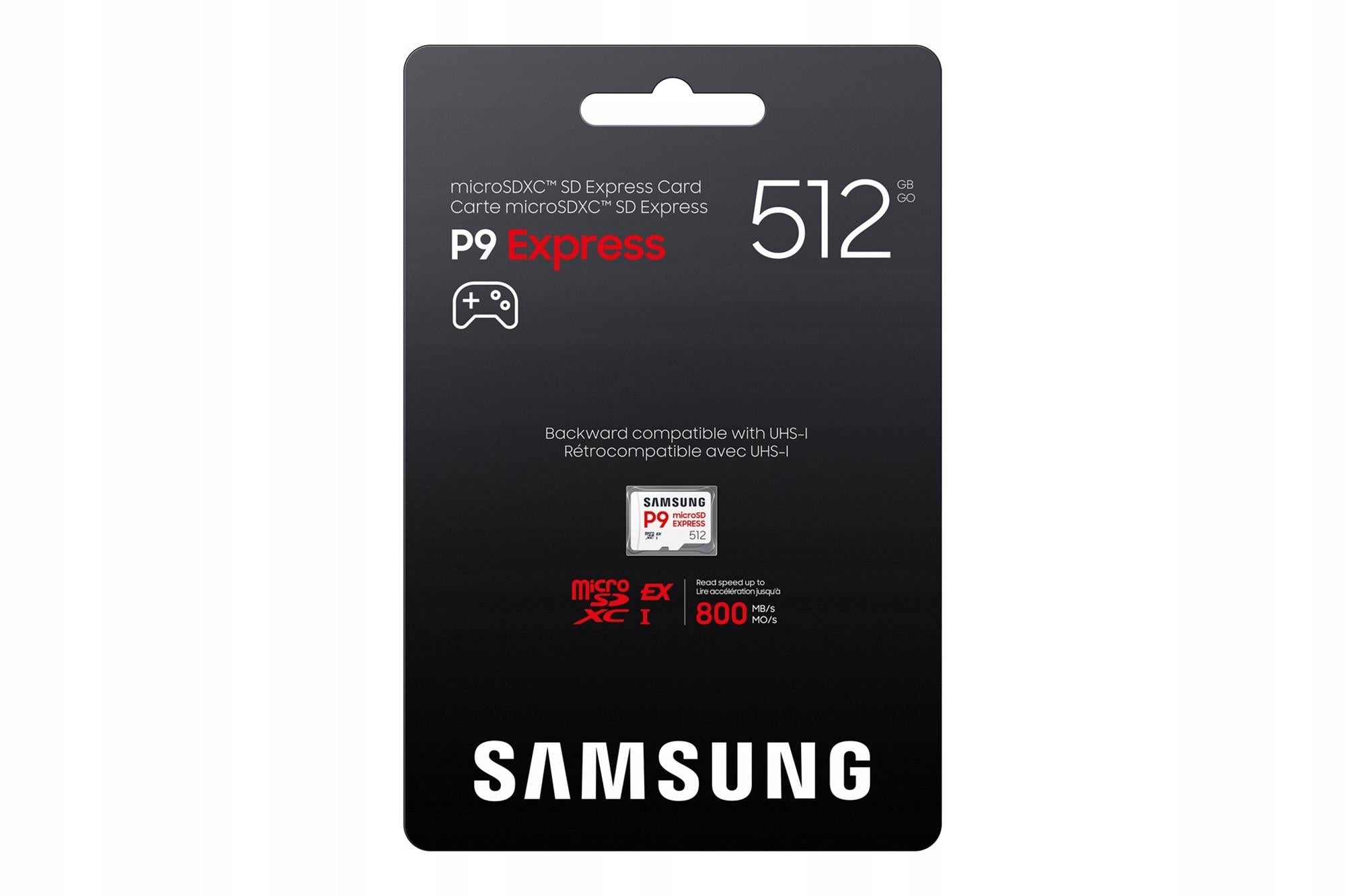 Samsung microSDXC Express 512GB P9 Express Card capacity 512 GB