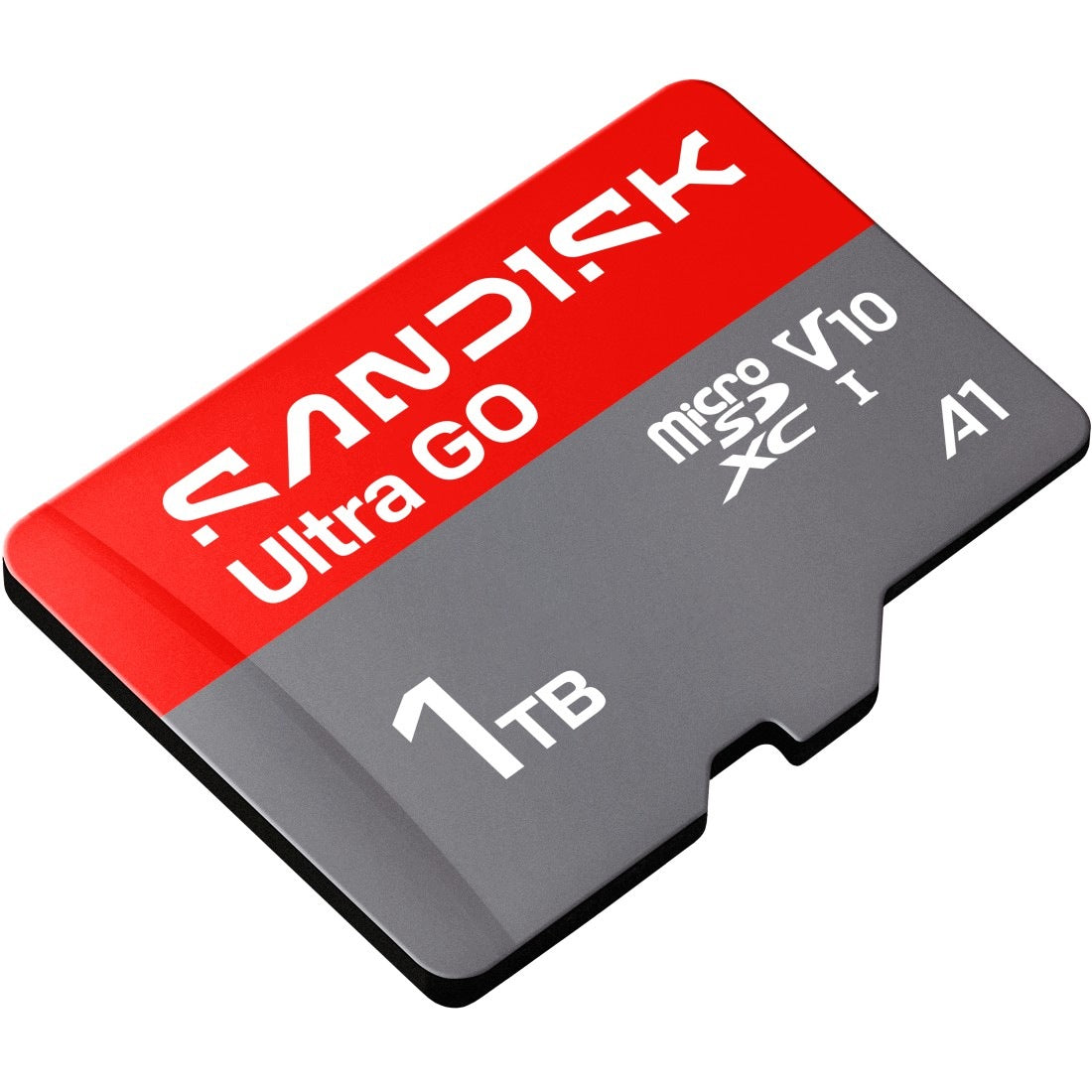 SanDisk 1TB ULTRA GO microSDHC Card - 190MB/s Read, C10, U1, V10, A1, UHS-I Manufacturer code SDSQUGN-1T00-GN6MN