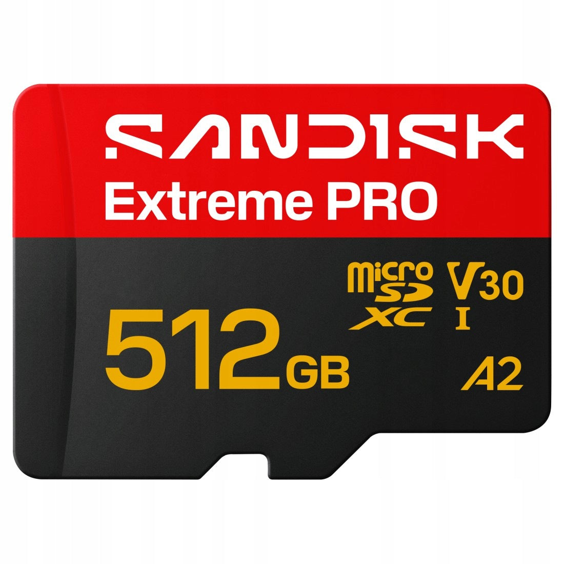 SanDisk EXTREME PRO microSDXC 512GB UHS-I Card R250MB/s W170MB/s, U3, V30, A2, 4K, 5K Manufacturer SanDisk