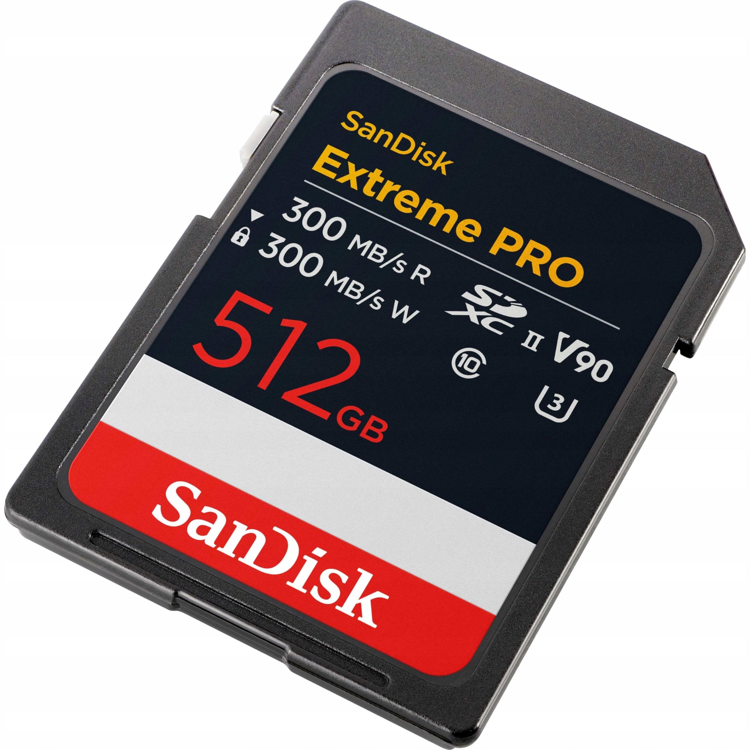 SanDisk Extreme PRO 512GB SDXC UHS-II Card, Up to 300MB/s Read Speeds, 300 Manufacturer SanDisk