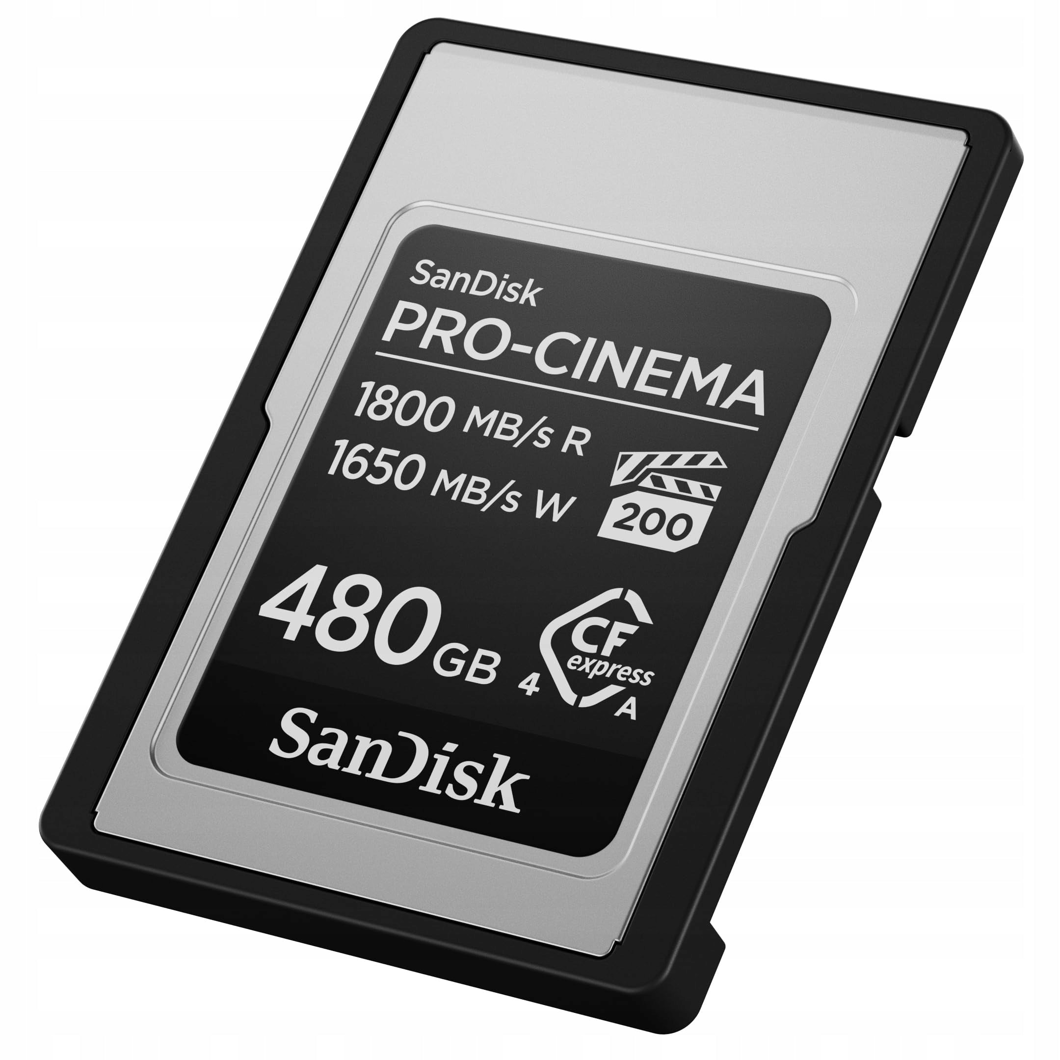 SanDisk PRO-CINEMA CFexpress Type A 480 Gb 1800MB/s 1650MB/s VPG200 Manufacturer SanDisk