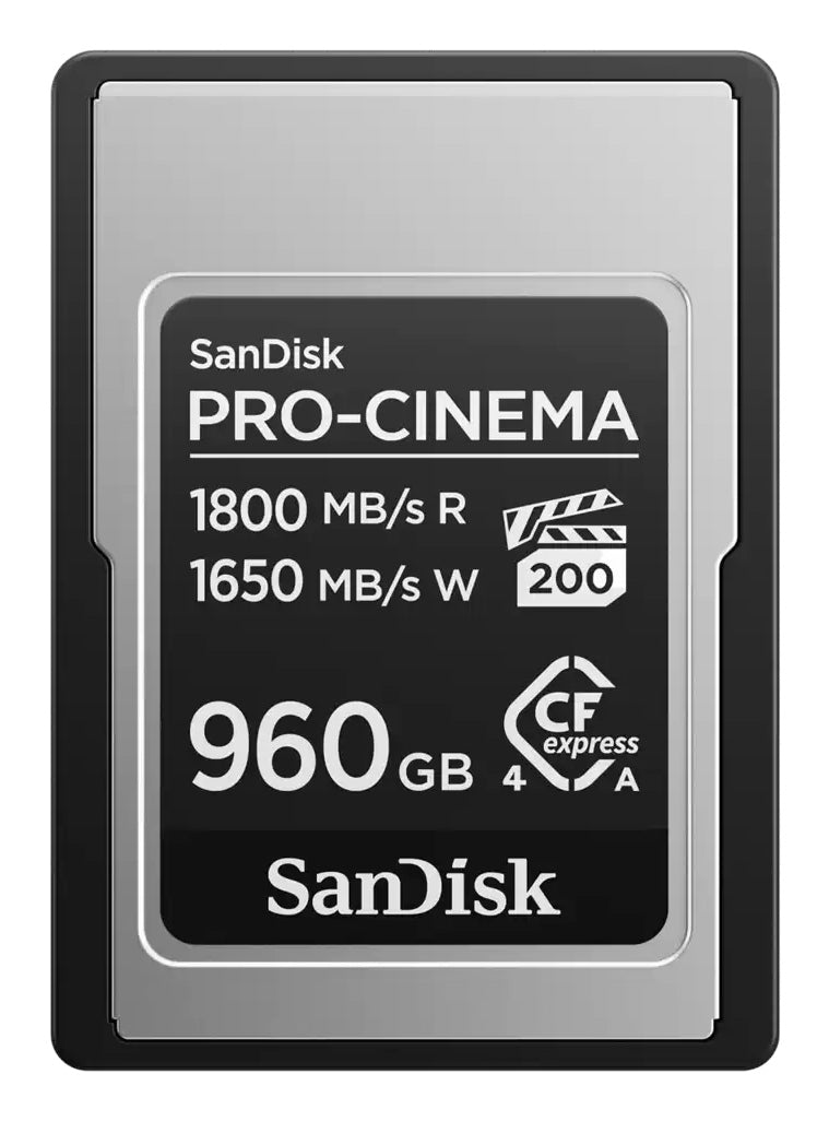 SanDisk PRO-Cinema CFexpress Type-A 960GB SDCFEA-960G-GN4NN 1800MB/s Manufacturer SanDisk