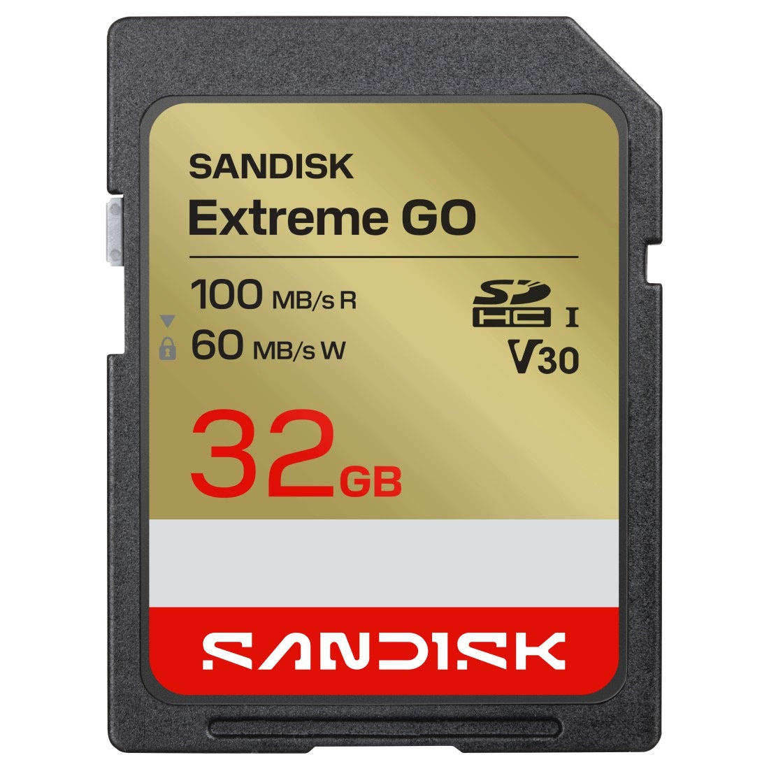 SanDisk SDHC EXTREM GO 32GB R100/W60 4K;U3;V30 Manufacturer code SDSDXGN-032G-GNCIN