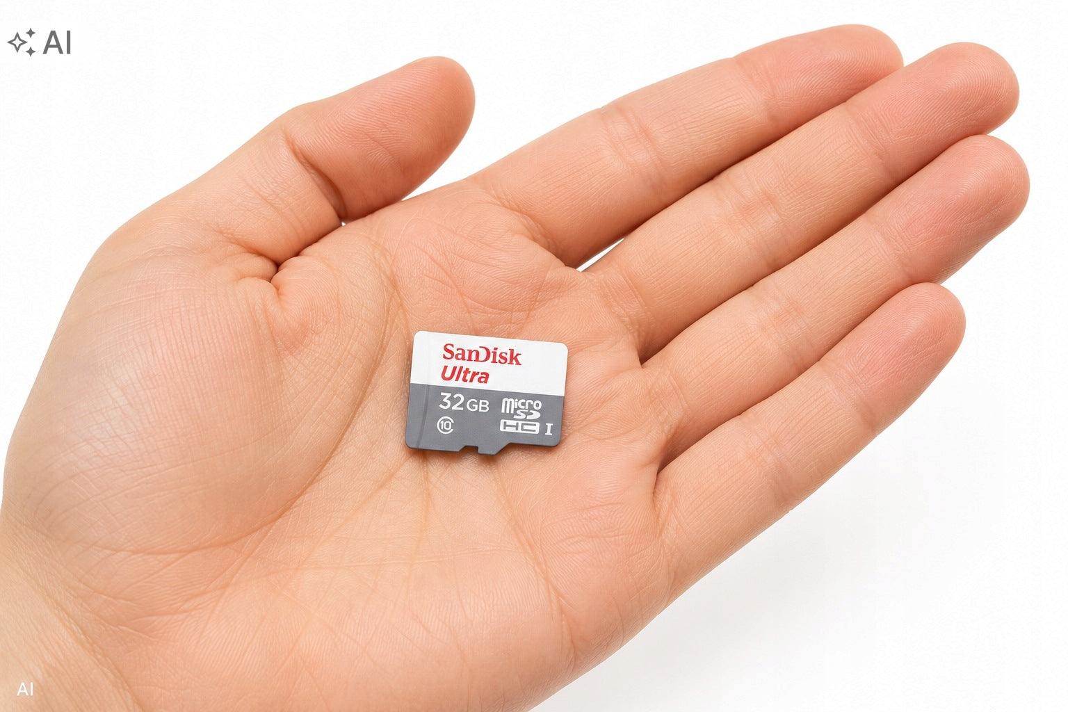 SanDisk Ultra MicroSDHC 32GB Class 10 UHS-I MicroSD Card Gray Manufacturer SanDisk