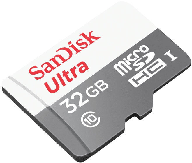 SanDisk Ultra MicroSDHC 32GB Class 10 UHS-I MicroSD Card Gray Manufacturer code SDSQUNR-032G-GN3MA