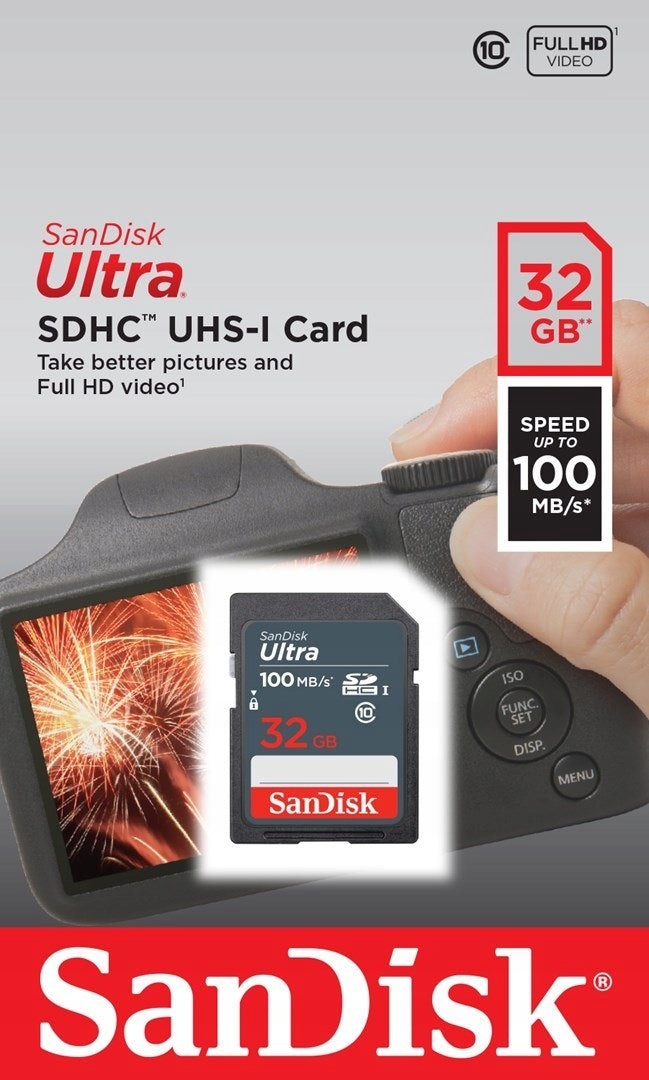 SanDisk Ultra SDHC 32 GB Class 10 UHS-I/U1 Card (SDSDUNR-032G-GN3IN) Manufacturer code SDSDUNR-032G-GN3IN
