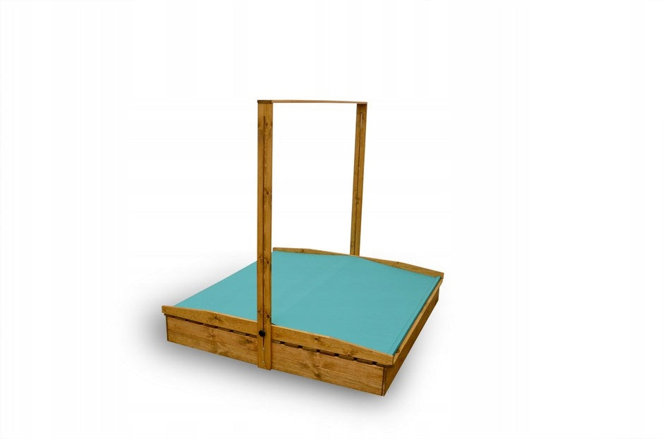 Sandbox 180x180with Canopy Wooden Benches Product width 180 cm