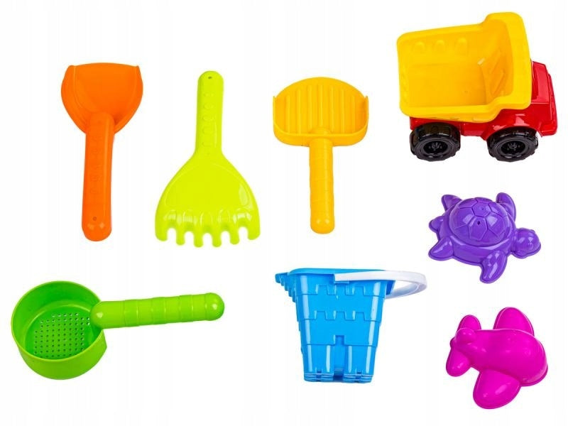 Sandbox Castle + Accessories, Excavator, Pool, Slide Kid's age 3+ years