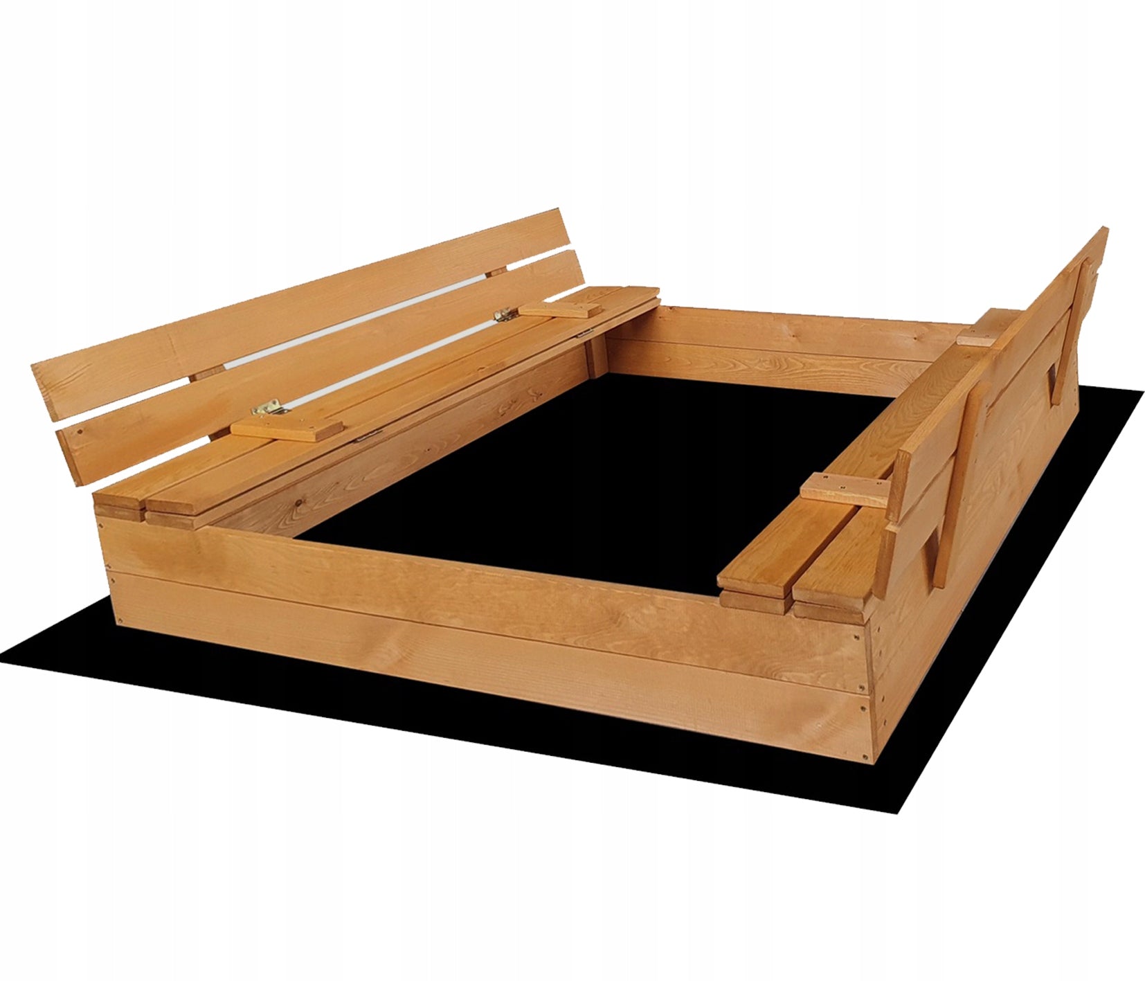 Sandbox Emilia with adjustable roof 120x120x120cm Brand TecTake