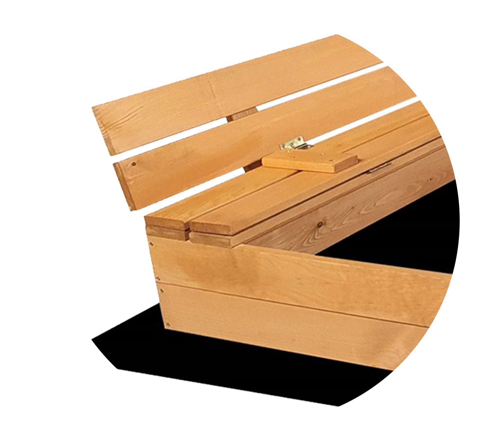 Sandbox Emilia with adjustable roof 120x120x120cm Kind wooden