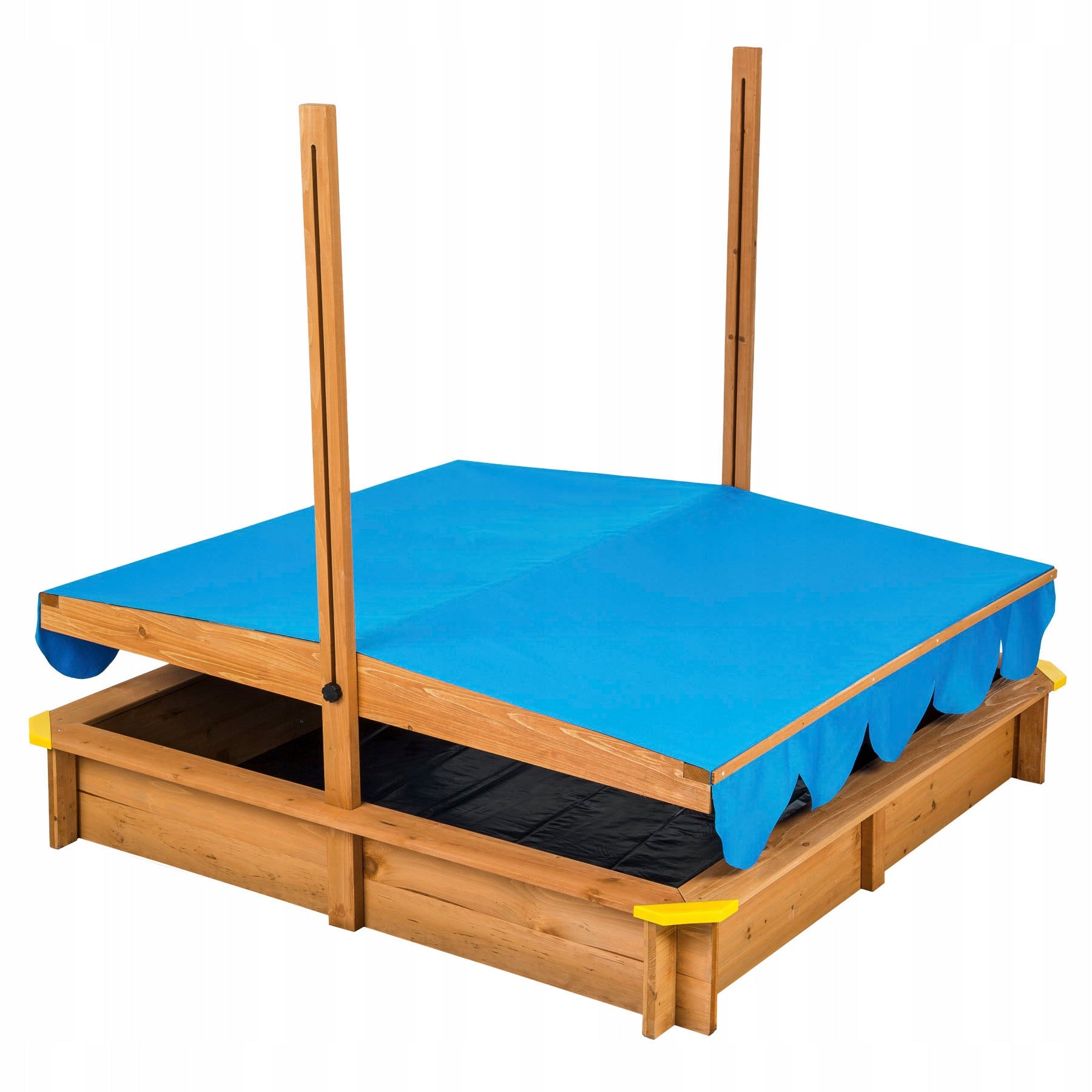 Sandbox Emilia with adjustable roof 120x120x120cm Product width 120 cm