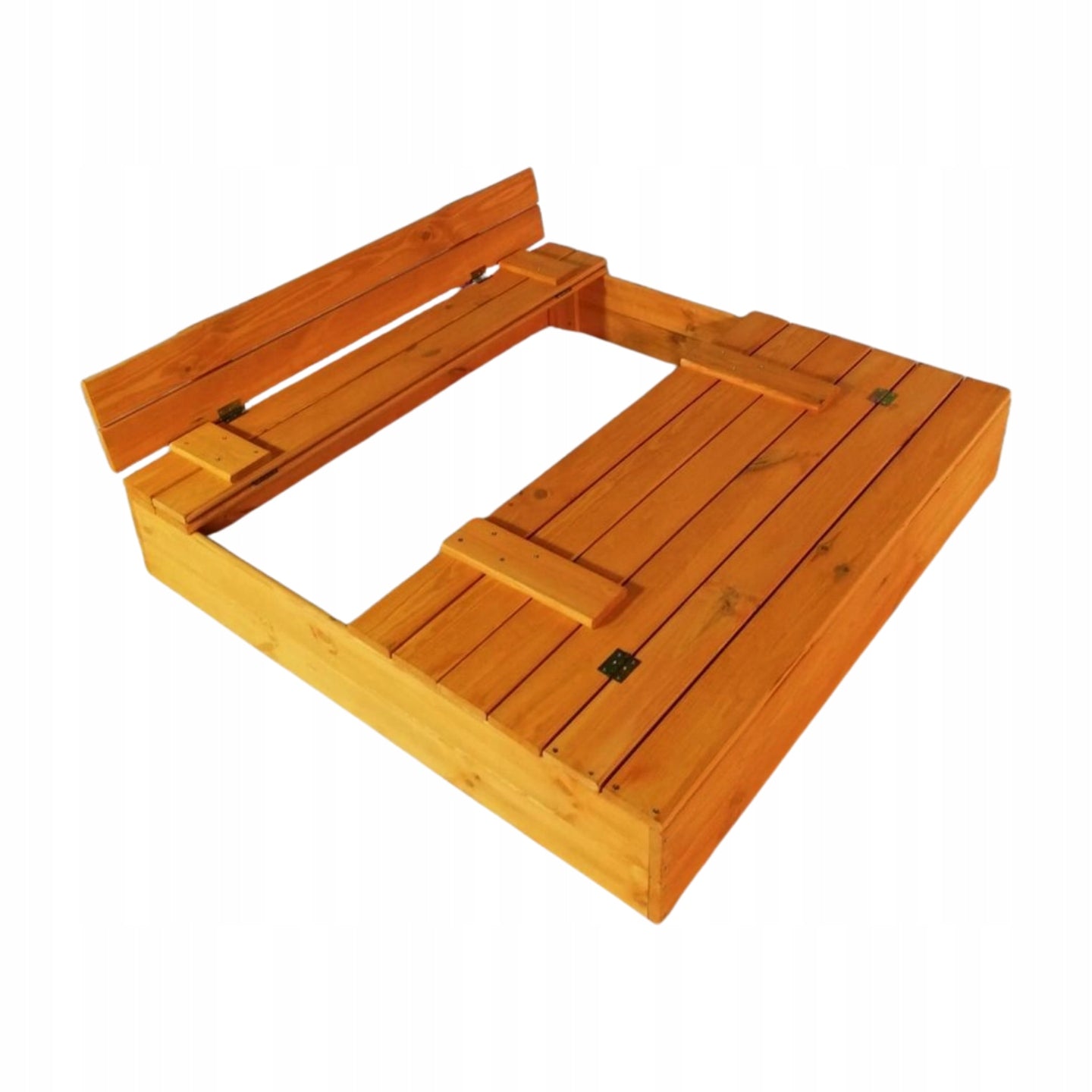 Sandbox Impregnated Lockable Wooden 120x120 with benches MANUFACTURER Kind wooden